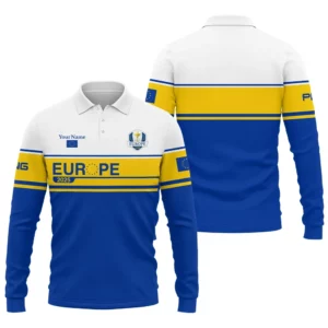 Personalization Golf Ryder Cup AOP Long Sleeve Polo Shirt LDLO07092503