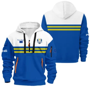 Personalization Golf Ryder Cup AOP Hoodie Half Zipper LDLO07092512