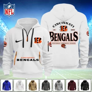 American Football AOP Hoodie Half Zipper LDLO14092539