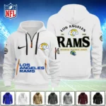 American Football AOP Hoodie Half Zipper LDLO14092548