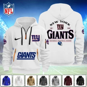 American Football AOP Hoodie Half Zipper LDLO14092553