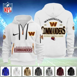 American Football AOP Hoodie Half Zipper LDLO14092561