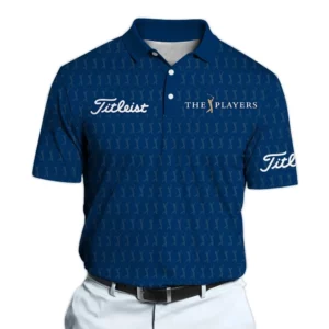Golf 2026 The Players Dark Blue Pattern AOP Polo Shirt LDLO03112557