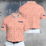 Golf 2026 The Players BOGO Orange Pattern AOP Polo Shirt LDLO03112552