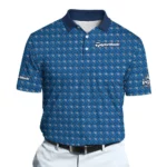 Golf 2026 PGA. Feathers & Crown in Navy Pattern AOP Polo Shirt LDLO13102542