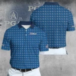 Golf 2026 PGA. Feathers & Crown in Navy Pattern AOP Polo Shirt LDLO13102541