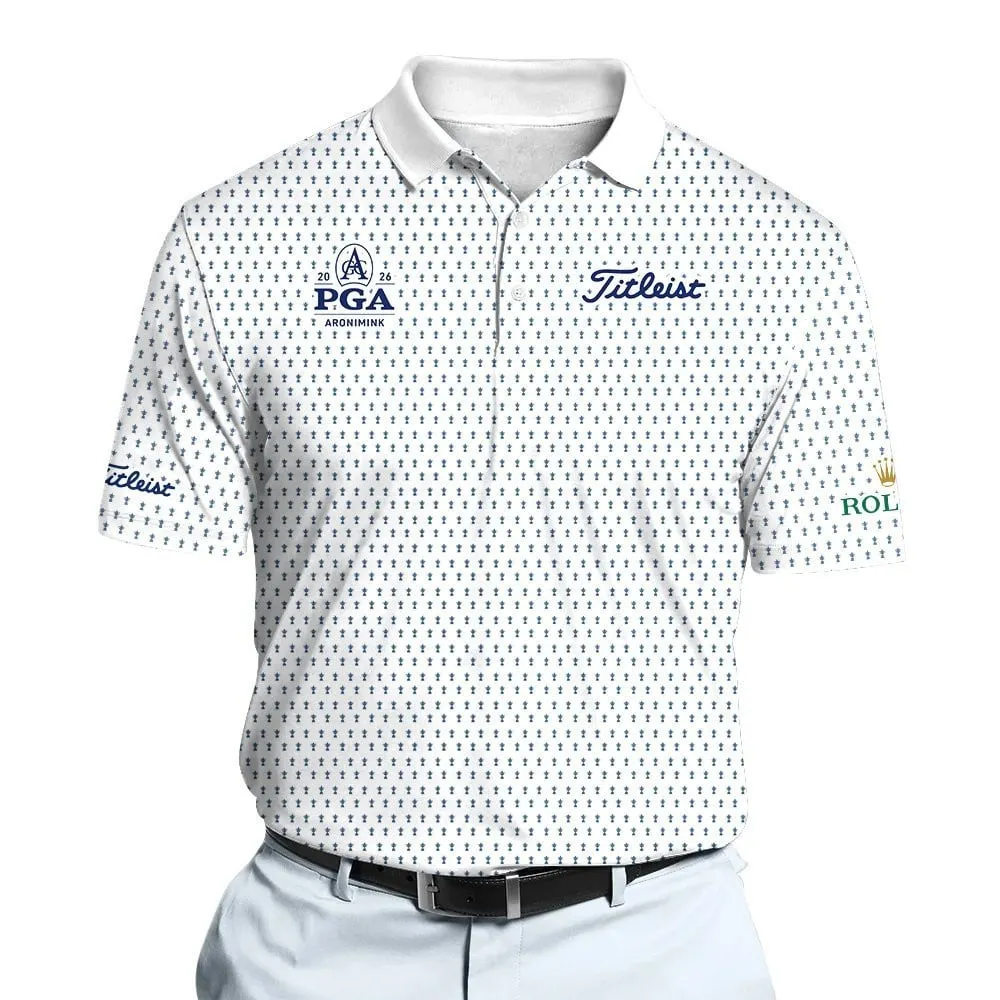 Golf 2026 PGA. Trophy Pattern AOP Polo Shirt LDLO13102545