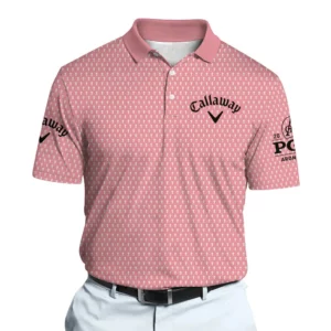 Golf 2026 PGA. Pink Trophy Pattern AOP Polo Shirt LDLO13102539