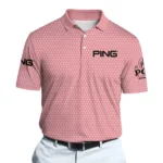 Golf 2026 PGA. Pink Trophy Pattern AOP Polo Shirt LDLO13102540
