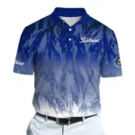 Golf 2026 Open. Blue And White Pattern AOP Polo Shirt LDLO191125121