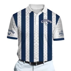 Golf 2026 PGA. Blue Vertical Stripes Pattern AOP Polo Shirt LDLO13102535