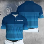 Golf 2026 Open. Dark Blue Gradient Pattern AOP Polo Shirt LDLO191125114