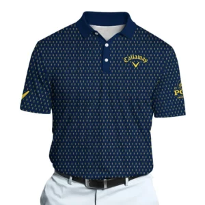 Golf 2026 PGA. Yellow Trophy Pattern AOP Polo Shirt LDLO13102531