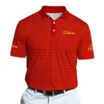Golf 2026 PGA. Red Yellow Trophy Pattern AOP Polo Shirt LDLO13102525