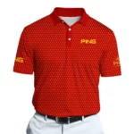 Golf 2026 PGA. Red Yellow Trophy Pattern AOP Polo Shirt LDLO13102528