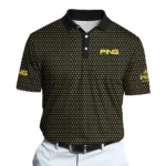 Golf 2026 PGA. Black Yellow Trophy Pattern AOP Polo Shirt LDLO13102524