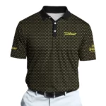 Golf 2026 PGA. Black Yellow Trophy Pattern AOP Polo Shirt LDLO13102521