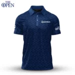 Golf 2026 Open. Dark Blue Pattern AOP Polo Shirt LDLO12102534