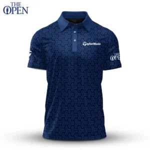 Golf 2026 Open. Dark Blue Pattern AOP Polo Shirt LDLO12102534