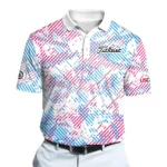Golf 2026 Open. Pink Light Blue Pattern AOP Polo Shirt LDLO191125105