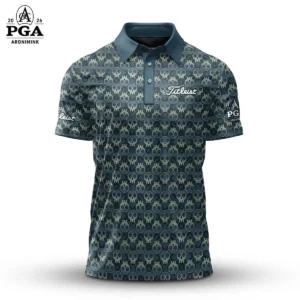 Golf 2026 PGA. Sporty Skull Pattern AOP Polo Shirt DTL11102525