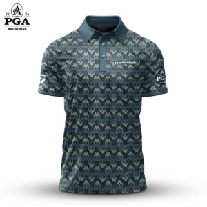 Golf 2026 PGA. Sporty Skull Pattern AOP Polo Shirt DTL11102526