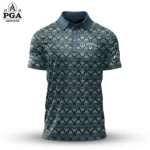 Golf 2026 PGA. Sporty Skull Pattern AOP Polo Shirt DTL11102527