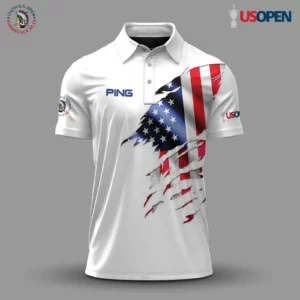 Golf 2026 Open. Golf Flag American Pattern AOP Polo Shirt LDLO19112596