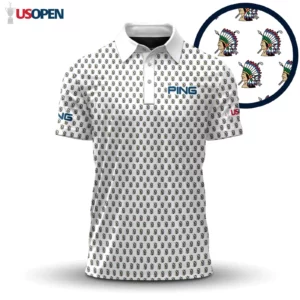 Golf 2026 Open. Semaless Pattern AOP Polo Shirt LDLO19112592