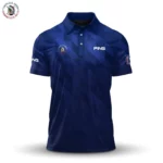 Golf 2026 Open. Blue Pattern AOP Polo Shirt LDLO19112580