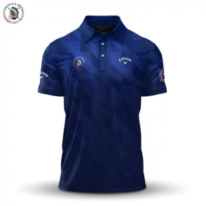 Golf 2026 Open. Blue Pattern AOP Polo Shirt LDLO19112579