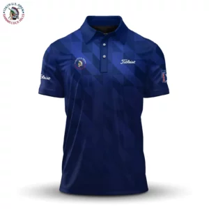 Golf 2026 Open. Blue Pattern AOP Polo Shirt LDLO19112577