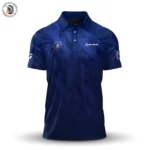 Golf 2026 Open. Blue Pattern AOP Polo Shirt LDLO19112578