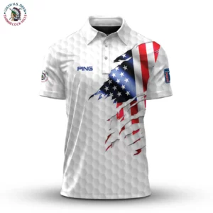 Golf 2026 Open. Golf Flag American AOP Polo Shirt LDLO19112572