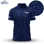 Golf 2026 Open. Blue Golf Course Pattern AOP Polo Shirt LDLO12102524