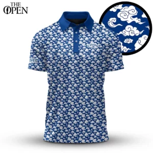 Golf 2026 Open. Japan Cloud Pattern AOP Polo Shirt LDLO12102519