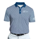 Golf 2026 Open. Blue Golf Course Pattern AOP Polo Shirt LDLO12102513