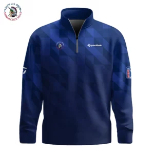 Golf 2026 Blue Pattern AOP Quarter-zip Pullover LDLO19112574