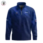 Golf 2026 Blue Pattern AOP Quarter-zip Pullover LDLO19112573