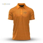 Golf 2026 The Players Blue And Orange Pattern Pattern AOP Polo Shirt LDLO03112531