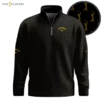 Golf 2026 The Players Black Patter AOP Quarter-zip Pullover LDLO03112523