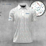 Golf 2026 The Players White Color Tees Pattern AOP Polo Shirt LDLO03112517
