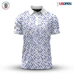 Golf 2026 Open. Blue Pattern AOP Polo Shirt LDLO19112534