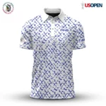 Golf 2026 Open. Blue Pattern AOP Polo Shirt LDLO19112536