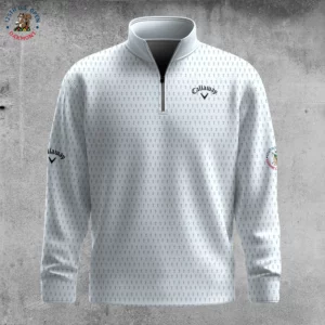 Golf 2026 Light Blue Pattern AOP Quarter-zip Pullover LDLO19112583