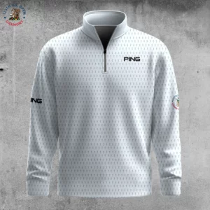 Golf 2026 Light Blue Pattern AOP Quarter-zip Pullover LDLO19112584