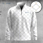 Golf 2026 The Players White Pattern AOP Quarter-zip Pullover LDLO03112502