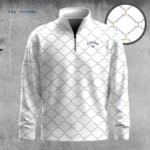Golf 2026 The Players White Pattern AOP Quarter-zip Pullover LDLO03112503