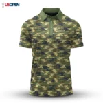 Golf 2026 Open. Wave Camo Pattern AOP Polo Shirt LDLO19112518