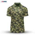 Golf 2026 Open. Wave Camo Pattern AOP Polo Shirt LDLO19112520